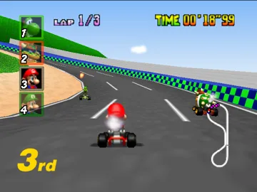 Mario Kart 64 (Europe) (Rev 1) screen shot game playing